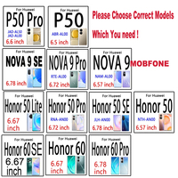 Honor 50 Honor50 etui skórzane okno widok odwróć pokrywa dla Honor 50 Pro SE 60 książka portfel odporny na wstrząsy zderzak dla Huawei Nova 9 SE 6